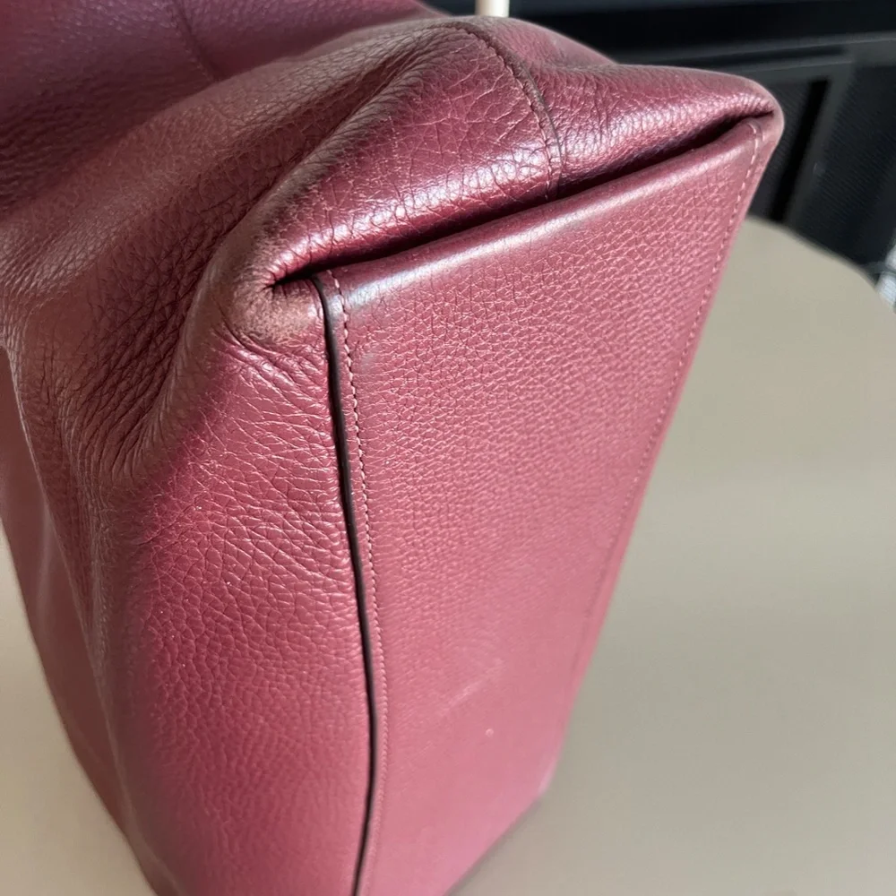 Vintage Leather Coach Handbag - Picture 14 of 16